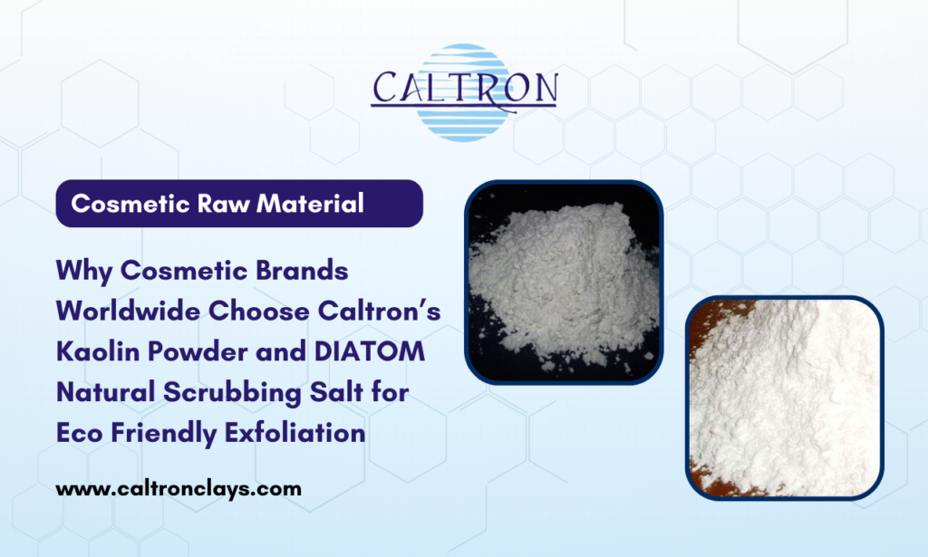 Caltron Clays & Chemicals: Kaolin Powder Manufacturer in India and leading DIATOM Natural Scrubbing Salt Manufacturer in India, Cosmetic Raw Material Manufacturer in India