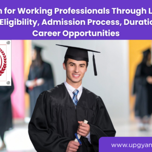 B.Tech Lateral Entry for Working Professionals-Upgyan Academy