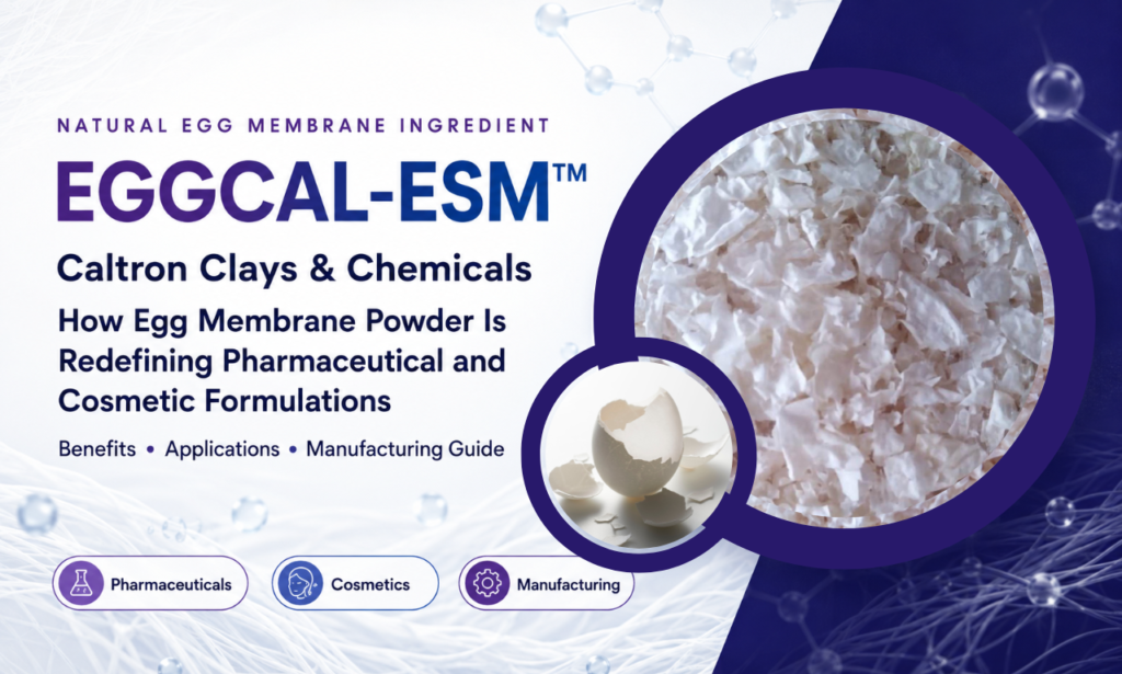Caltron Clays & Chemicals: Egg Membrane Powder for Joint Wellness, Mobility and Healthy-Ageing Formulations