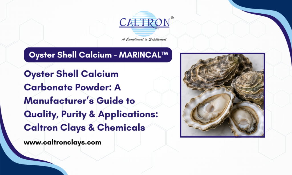 From Marine Source to Quality Powder: Caltron Clays & Chemicals | Oyster Shell Calcium Carbonate Manufacturer in India