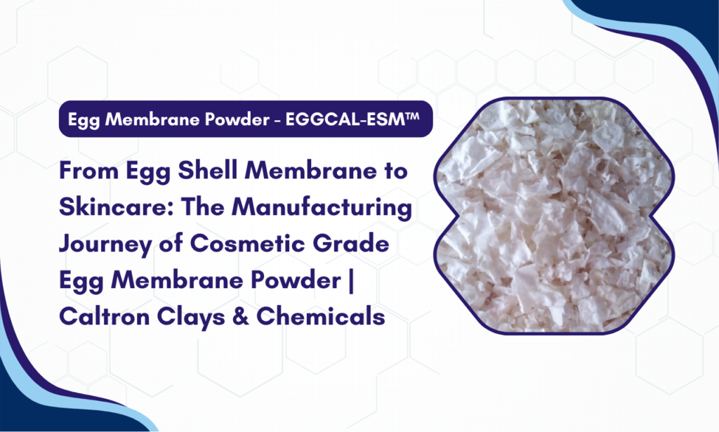 Cosmetic Ingredient Innovation Starts Here: Caltron Clays & Chemicals | Egg Membrane Powder Manufacturer in India