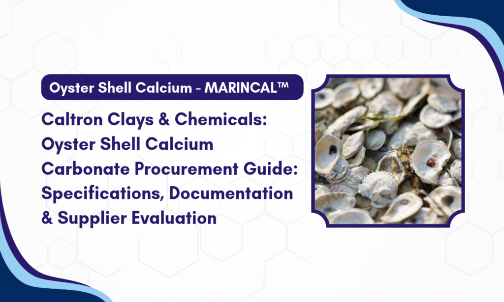 Caltron Clays & Chemicals: Oyster Shell Calcium Carbonate Powder Manufacturer in India for Quality-Focused Global Sourcing